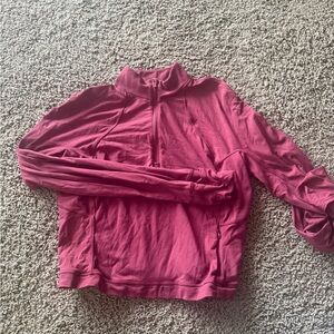 Lululemon rulu run cropped half zip